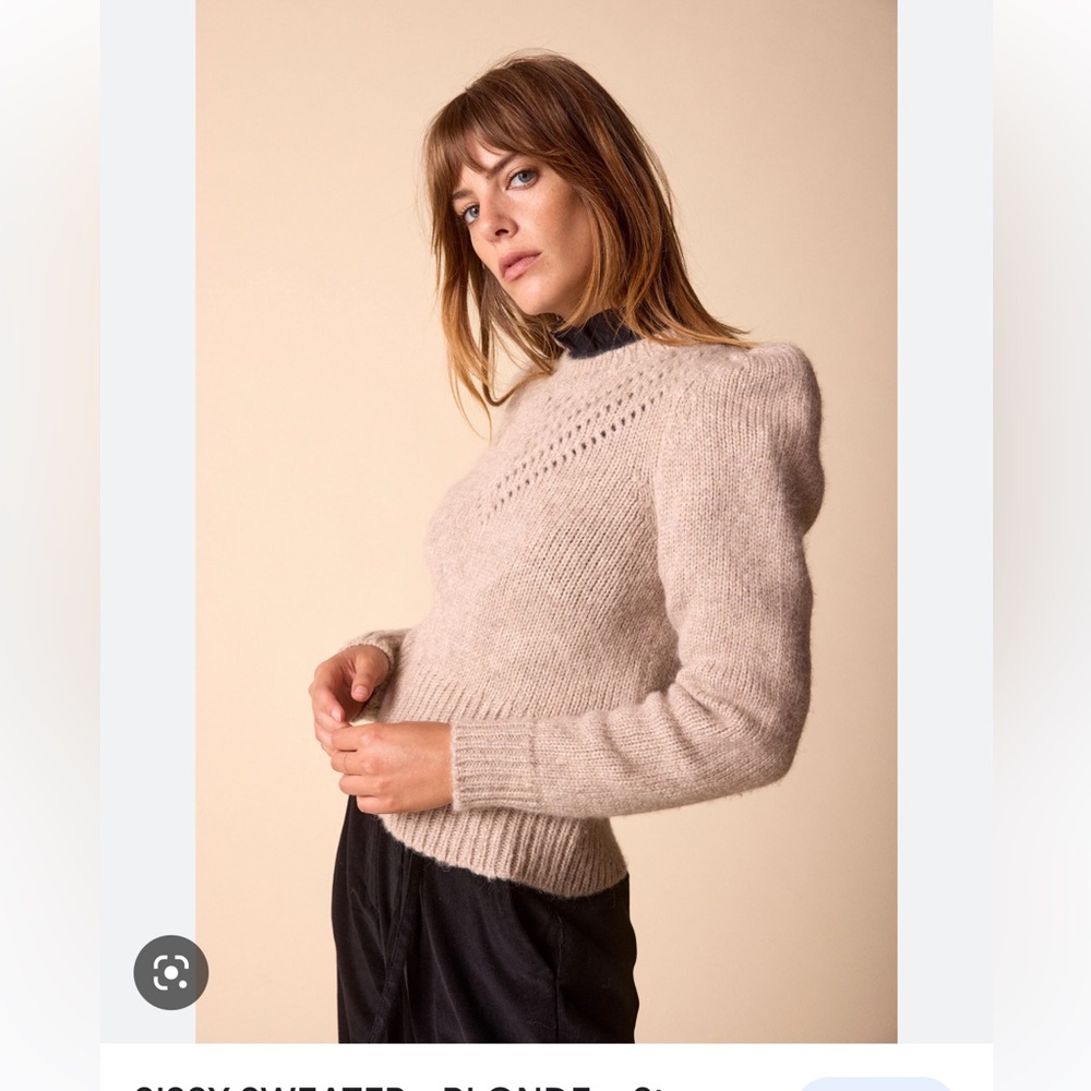 St. Roche Sissy Sweater in Blonde. Size XS.